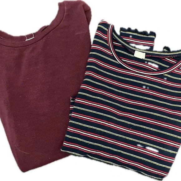 Garage 2 piece long sleeve Crop junior top - Picture 2 of 7